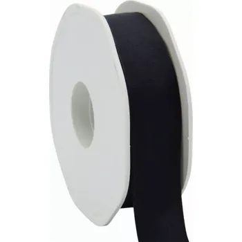 Stuha Taftová stuha s drátkem 23 mm x 20 m černá