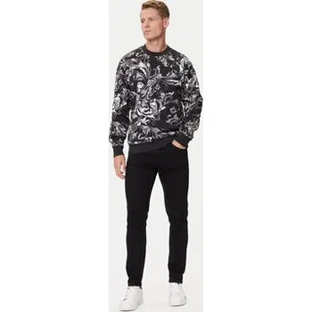 Dámské oblečení Versace Jeans Couture Mikina 79GAI3R0 FS201 Černá Regular Fit M