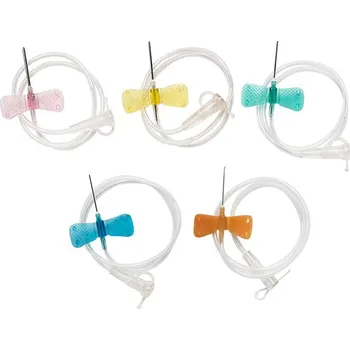 Zdravotnický materiál KD-FLY infuzní set s křídly 25G oranžový 0,5x19mm (50ks)
