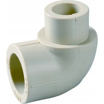 Vodovodní potrubí KOLENO S NÁTRUBKEM SVAŘOVANÉ 90° 25X25 PP FI 25 MM KOLÍNKO POLYPROPYLEN PP-R