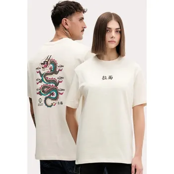 Pánské tričko Bavlněné tričko Kaotiko AR072.01S.G002 béžová 08X, vel. S