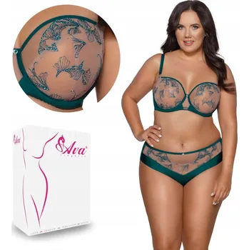 Podprsenka Ava podprsenka nevyztužená zelená velikost 65G