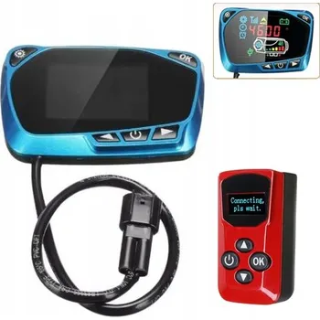 SPÍNAČ PARKOVACÍHO TOPENÍ, STABILNÍ LCD SPÍNAČ PRO NÁKLADNÍ VOZY A AUTA 12/24V