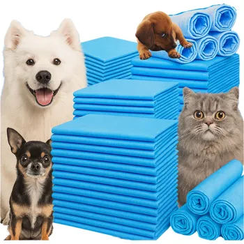 toaleta pro psa PODLOŽKY PRO PSY Hygienické podložky pro psy k zvířat 60x60 100 Ks