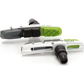 Komponent pro jízdní kolo špalíky XLC BS-V06 černo/šedo/zelené 72mm 2páry