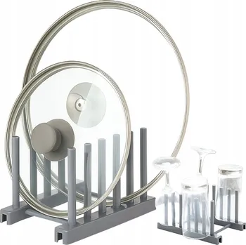 Odkapávač na nádobí ORGANIZÉR STOJAN ODKAPÁVAČ SUŠÁK NA POKLICE NÁDOBÍ TALÍŘE 23X12X10 CM