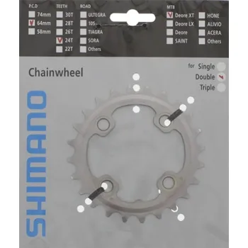 Komponent pro jízdní kolo převodník 24z Shimano XT FC-M785 2x10 4 díry