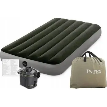 Nafukovací matrace INTEX 64777 Nafukovací matrace PRESTIGE DOWNY 99x191x25cm s pumpou