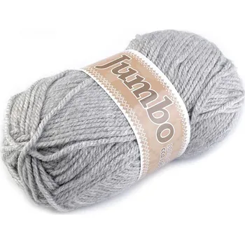 JUMBO Pletací příze 100g - 5 (907) šedá holubí