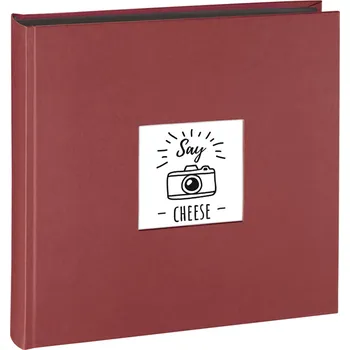Fotoalbum Hama album klasické FINE ART 30x30 cm, 100 stran, bordó, černé listy