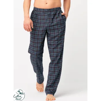 Pánské pyžamo Pánské pyžamové kalhoty Key tmavě modré, tmavě modrá M i384_24836985