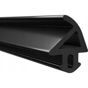 Těsnění do okna a dveří Okenní těsnění Těsnění pro okna PLASTMO PVC, černé S-1113, 20 m