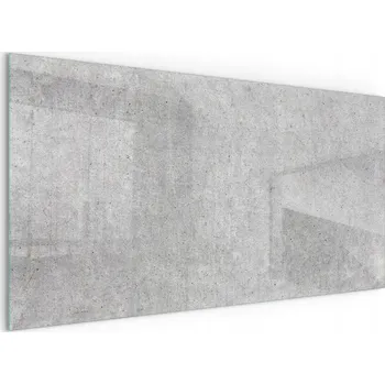 Tvrzená skleněná deska Žáruvzdorná pod krb Kamna Textura betonu 120x60