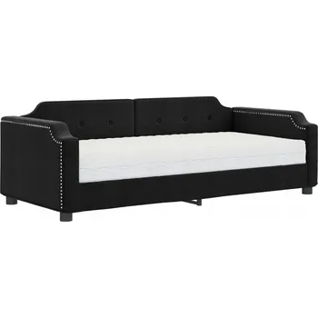 Pohovka Pohovka VidaXL 213 x 90 cm látka černá