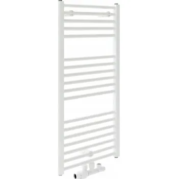 Radiátor Koupelnový radiátor Luxrad MAX 92,2 × 50 cm bílý, spodní připojení, výkon 447 W