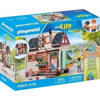 Stavebnice Playmobil Playmobil 71509 Tiny House Můj Život Rodinný domeček se zahrádkou