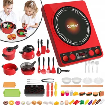 Dětská kuchyňka 61x HRNCE SADA KUCHYŇSKÉHO NÁDOBÍ kuchyňka PRO DĚTI příslušenství DÁREK
