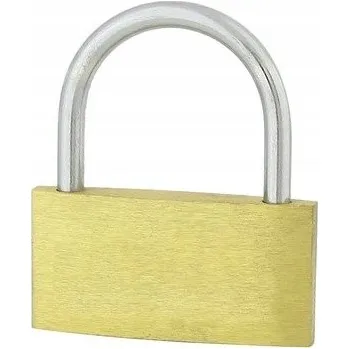 Visací zámek Visací zámek 30 mm, mosazný, s cylindrickou vložkou 90U141