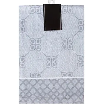 Utěrka Bavlněná kuchyňská utěrka Carino 010 40x60 cm šedá