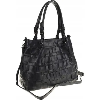 Kabelka JGL Italská značka Dámská Kabelka Vak na Rameno Kabelka Přes Rameno 17212 Černá