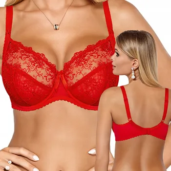 Podprsenka Paripari podprsenka nevyztužená červená velikost 115B