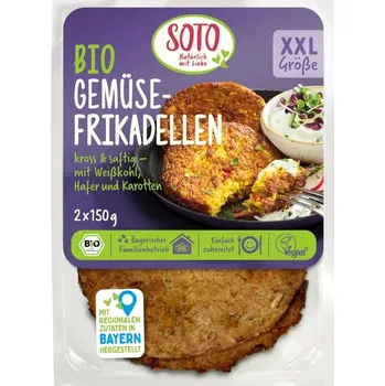 Hotové jídlo Soto Zeleninové karbanátky 300 g bio BIO VEGAN Množství: 1 ks