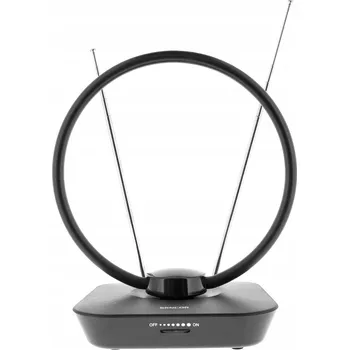 Televizní anténa SENCOR Vnitřní anténa SDA 102 DVB-T2/T, Zisk 20 dB, Impedance 75 Ohm, 4G LTE