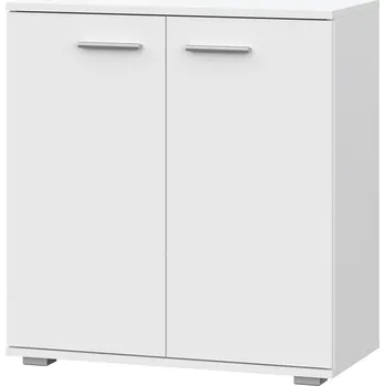 Komoda Komoda skříňka bílá dvířka bílý mat 69 cm 2d obývací pokoj fun KD-1 Meble-Craft