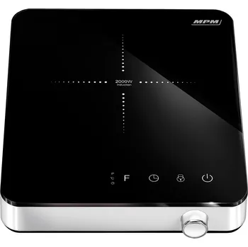 Varná deska Přenosný indukční vařič elektrický turistický jednoplotýnkový MPM MKE-15