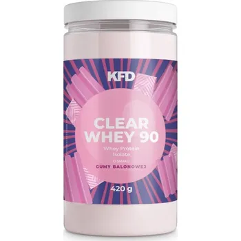 Protein KFD Clear Whey 90 420g Žvýkačka