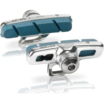 Komponent pro jízdní kolo špalíky XLC BS-R07 stříbrno/modré, 4 dílná sada