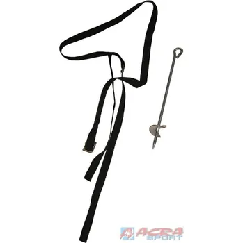 Příslušenství k trampolíně ACRA Kotvy upínací 3ks set s popruhy k trampolíně | AS86