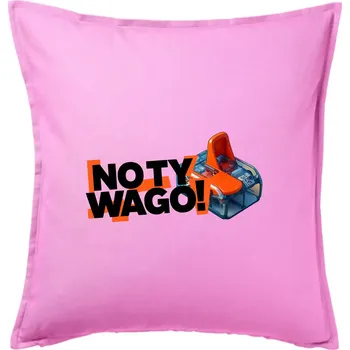 Polštář No ty wago - Polštář 50x50 - 50x50 - Pouze potah ( Růžová )