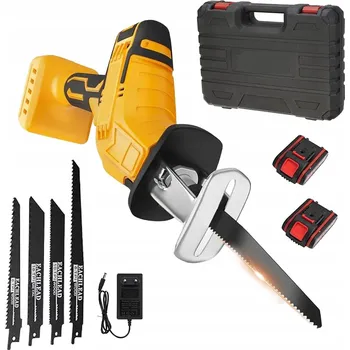 Pila ocaska ELEKTRICKÁ PILA OCASKA NA DŘEVO BEZUHLÍKOVÁ SE 4 PILOVÝMI LISTY