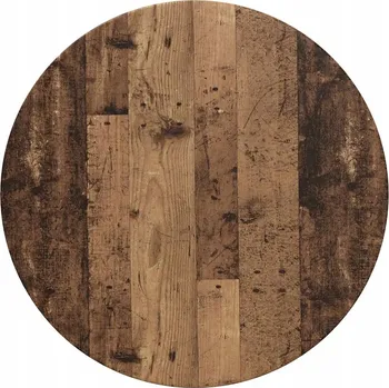 Konferenční stolek Konferenční stolek VidaXL kulatý 70 x 1,5 x 70 cm dřevo retro