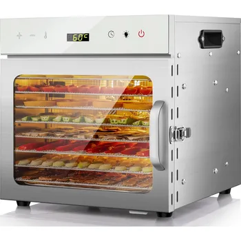 Sušička potravin Sušička potravin KWASYO 400W, 8 pater, 30-90 °C, časovač 30 min - Sušení ovoce, zeleniny a bylinek