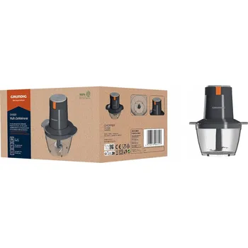 Sekáček potravin Grundig Ch 5320, 500 W, 2 nože z nerezové oceli