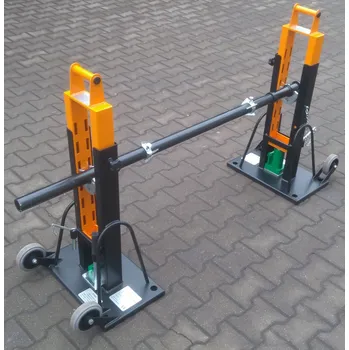 Hever Hydraulický zvedák pro kabelové bubny Energotytan ocelový, nastavitelný