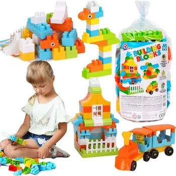 ostatní stavebnice Stavebnicové STAVEBNICE MIX prvků – Sada stavebních kostek