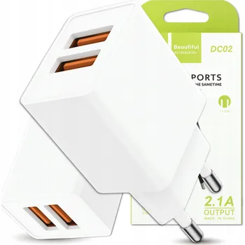 Síťová nabíječka 2.1A DC02