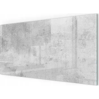 Obraz Dekorativní skleněná podložka pod kamna, textura surového betonu, 100x50 cm