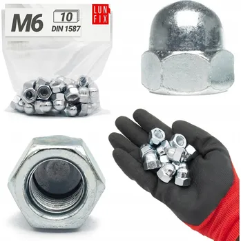 Matice Krycí matice LunFix N00033K 10 mm, 10 kusů