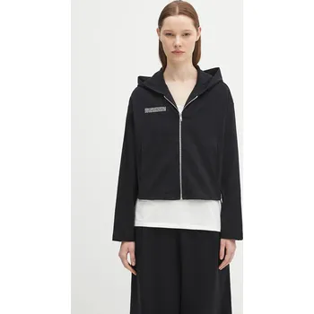 Dámská mikina Mikina Pangaia DNA Double Jersey Zip Up Hoodie 10002361 černá 99X, vel. XS