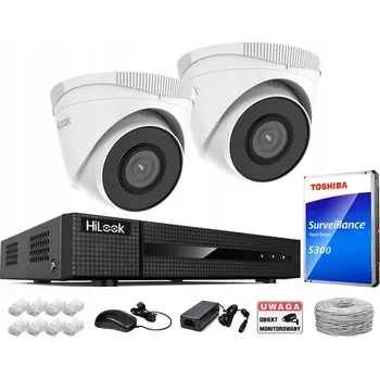 IP kamera Monitorovací sada 5MPx IP Hikvision se 4 PoE kamerami