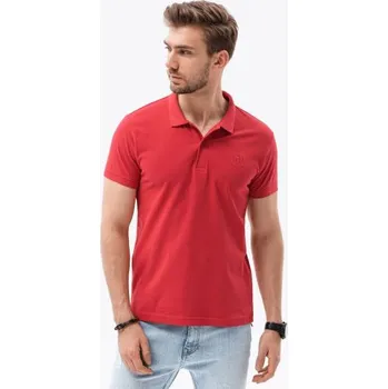 Pánská polokošile SOFT červená