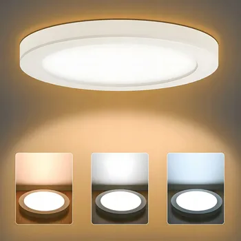 Stropní Svítidlo LED Stropní Svítidlo 18W 1800LM 3 barvy světla IP54 Koupelna Bílá