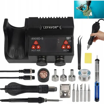 Páječka Horkovzdušná pájecí stanice 700W + páječka 60W, 100-480°C