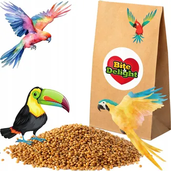 Pro ptáka PROSO PRO PTÁKY ŽLUTÉ 5KG PRO KORELY VLNKOVANÉ ČISTÉ BEZ NEČISTOT