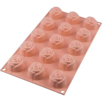 Forma na pečení Silikomart Silikonová pečicí forma SMALL ROSE 15
