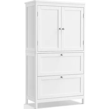 Koupelnový nábytek Koupelnová skříňka Vasagle Swede 110 cm bílá